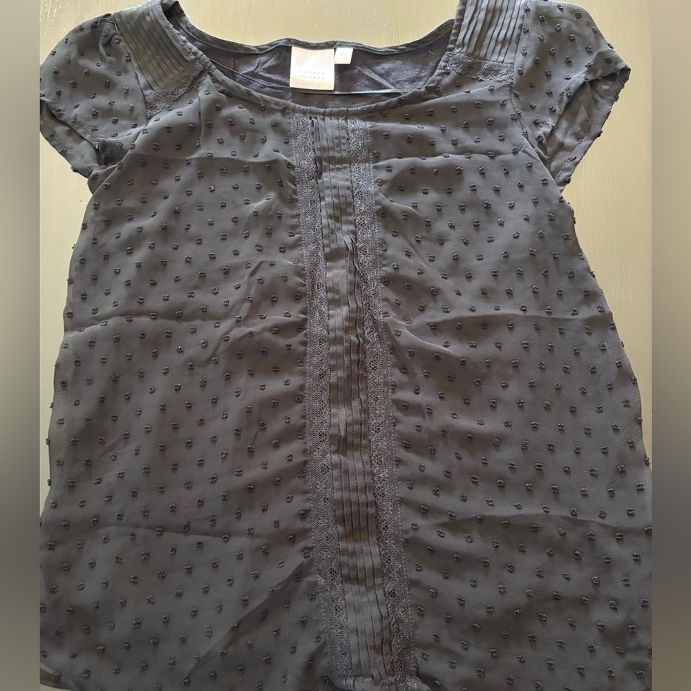 LC Lauren Conrad Black Blouse